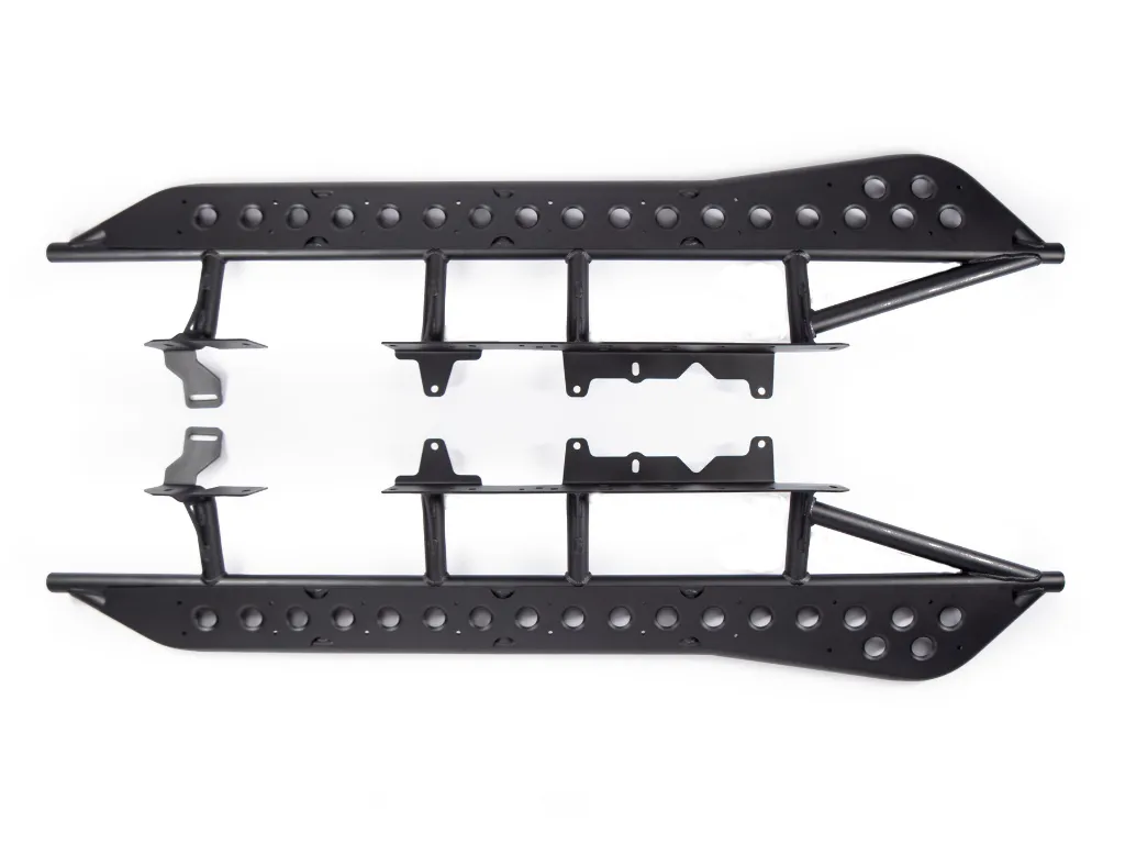 2005-2023 TOYOTA TACOMA STEP EDITION ROCK SLIDERS BY CALI RAISED LED
