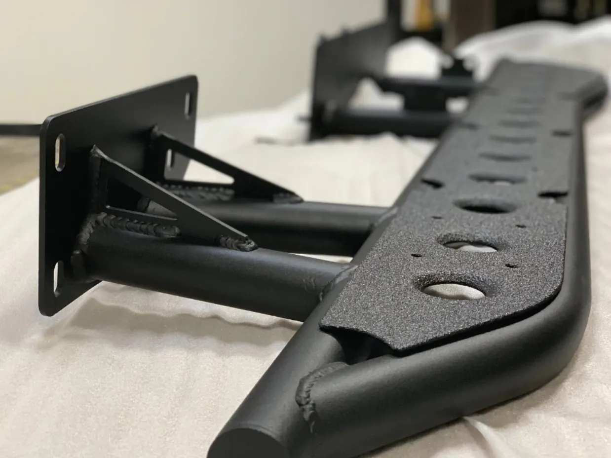 2010-2023 TOYOTA 4RUNNER STEP EDITION BOLT ON ROCK SLIDERS BY CALI RAISED LED
