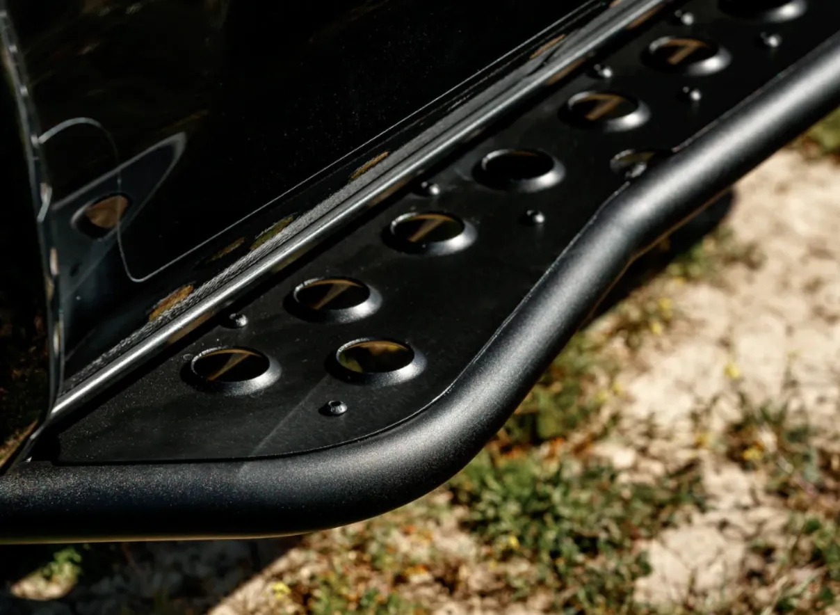 2010-2023 TOYOTA 4RUNNER STEP EDITION BOLT ON ROCK SLIDERS BY CALI RAISED LED