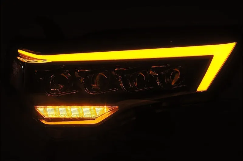 2014-20 Toyota Tacoma AlphaRex NOVA- Series LED Headlights, Jet Black