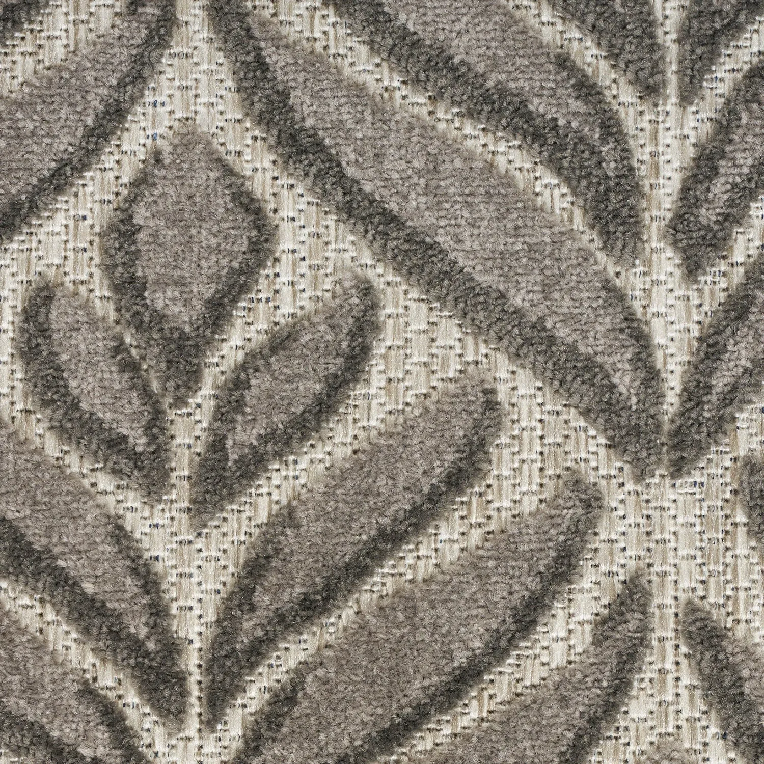 Aloha Charcoal Tropical Indoor/Outdoor Rug