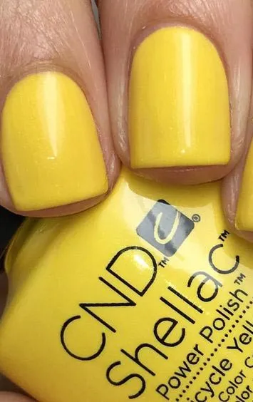 Bicycle Yellow * CND Shellac