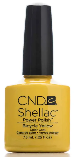 Bicycle Yellow * CND Shellac