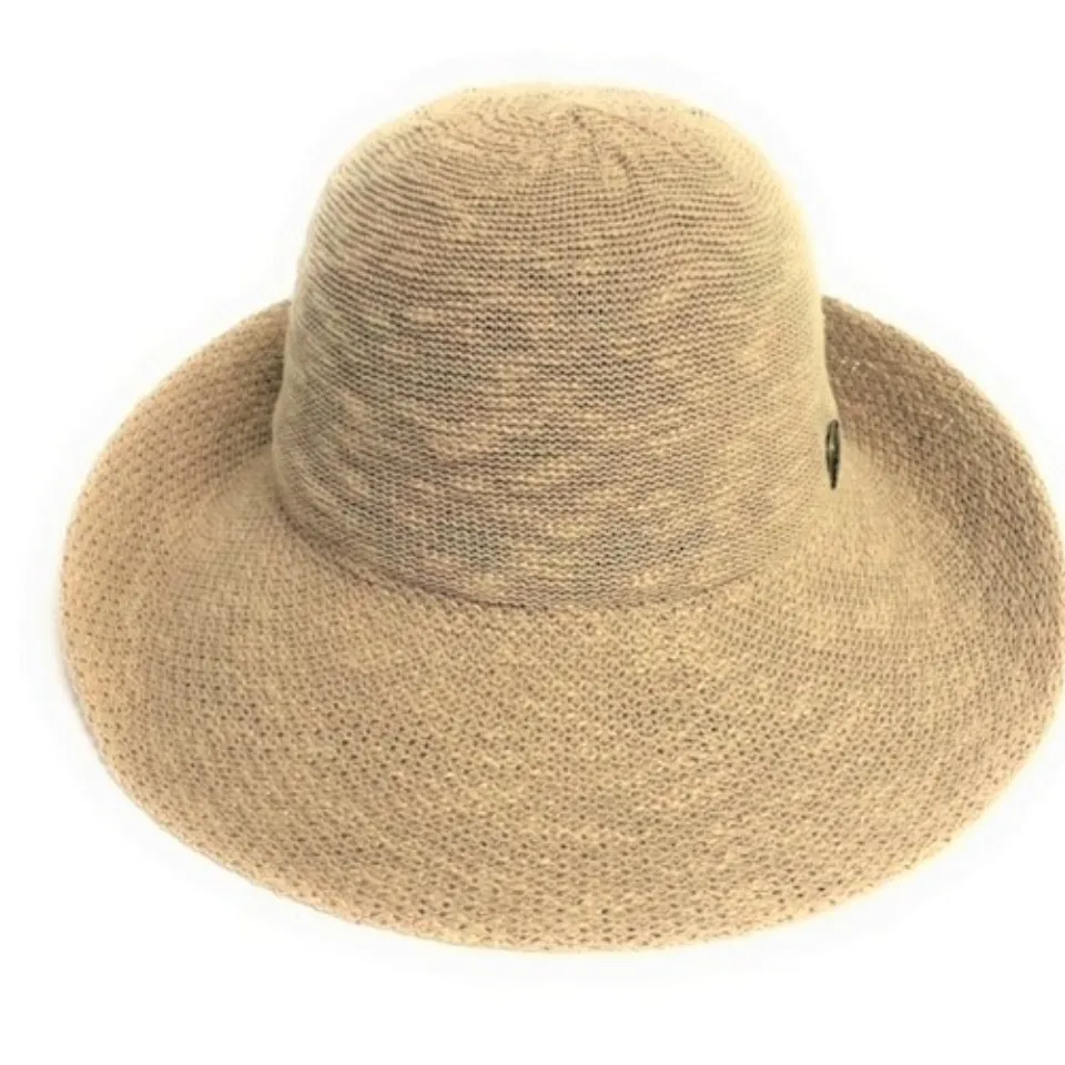 Cotton Blend Hand Dyed Packable Hat SPF 50 