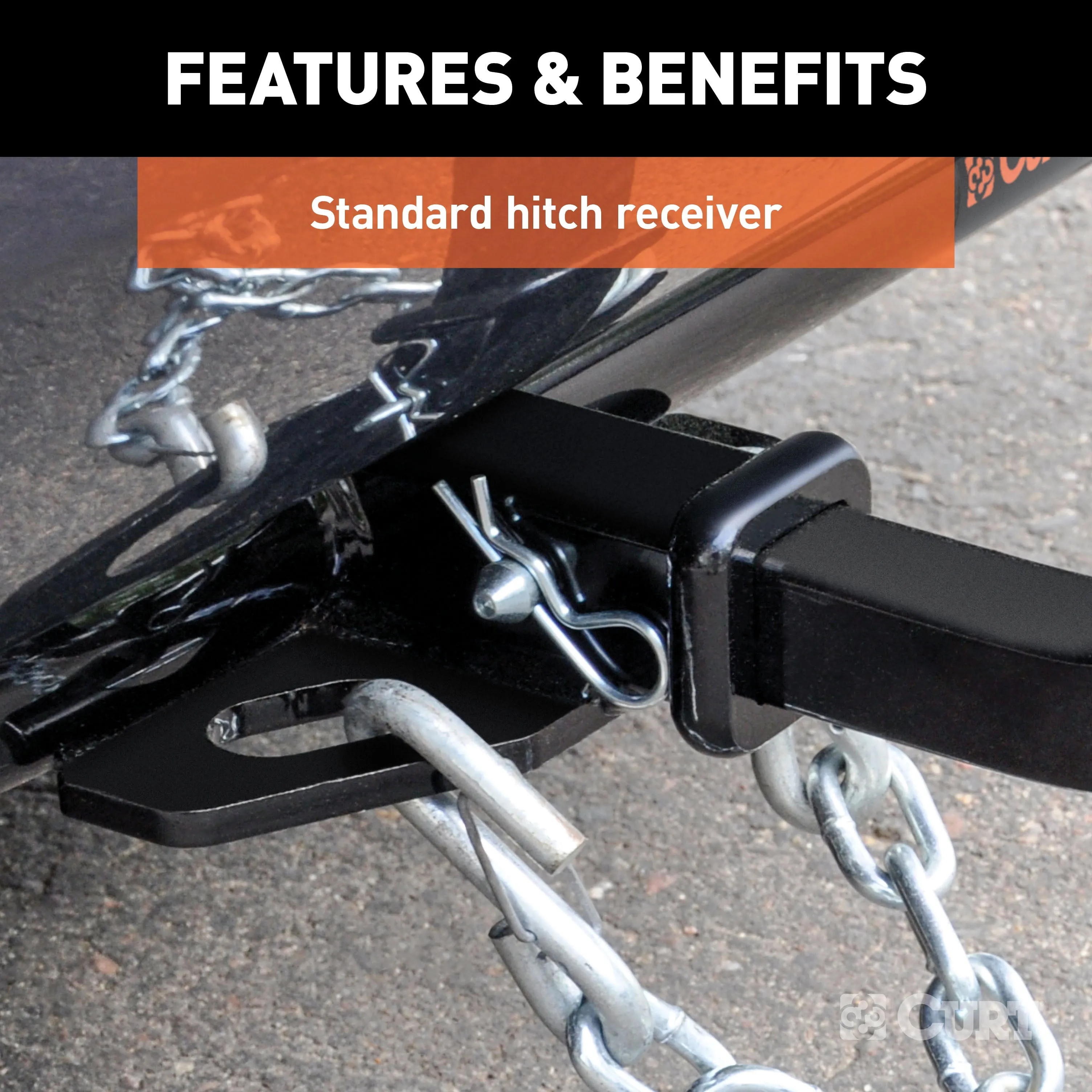 CURT 116123 Class 1 Hitch; 1-1/4in. Ball Mount; Select Buick Encore GX; Chevrolet Trailblaze