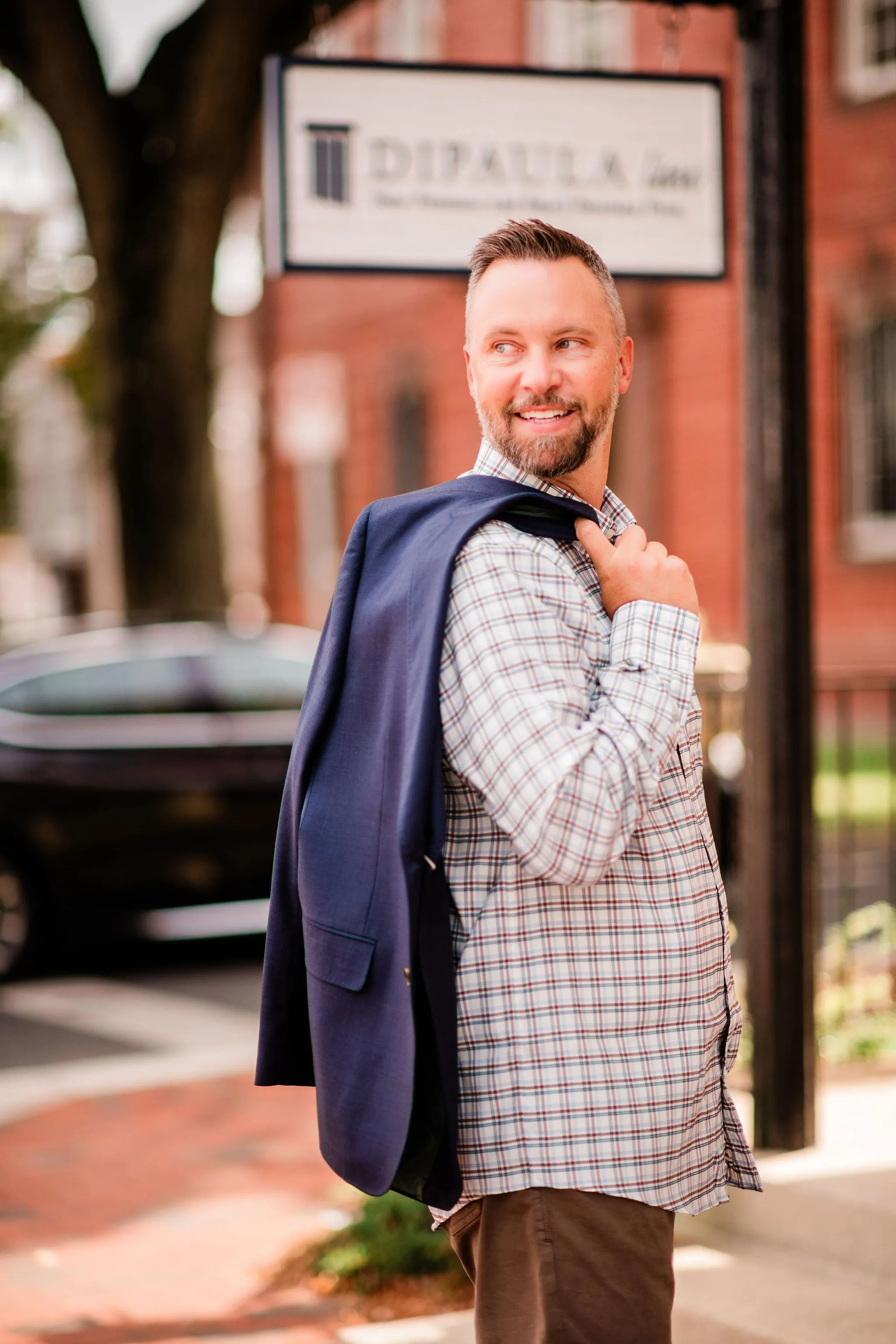 Duck Head Blazer Hutchison Sports Coat-Navy