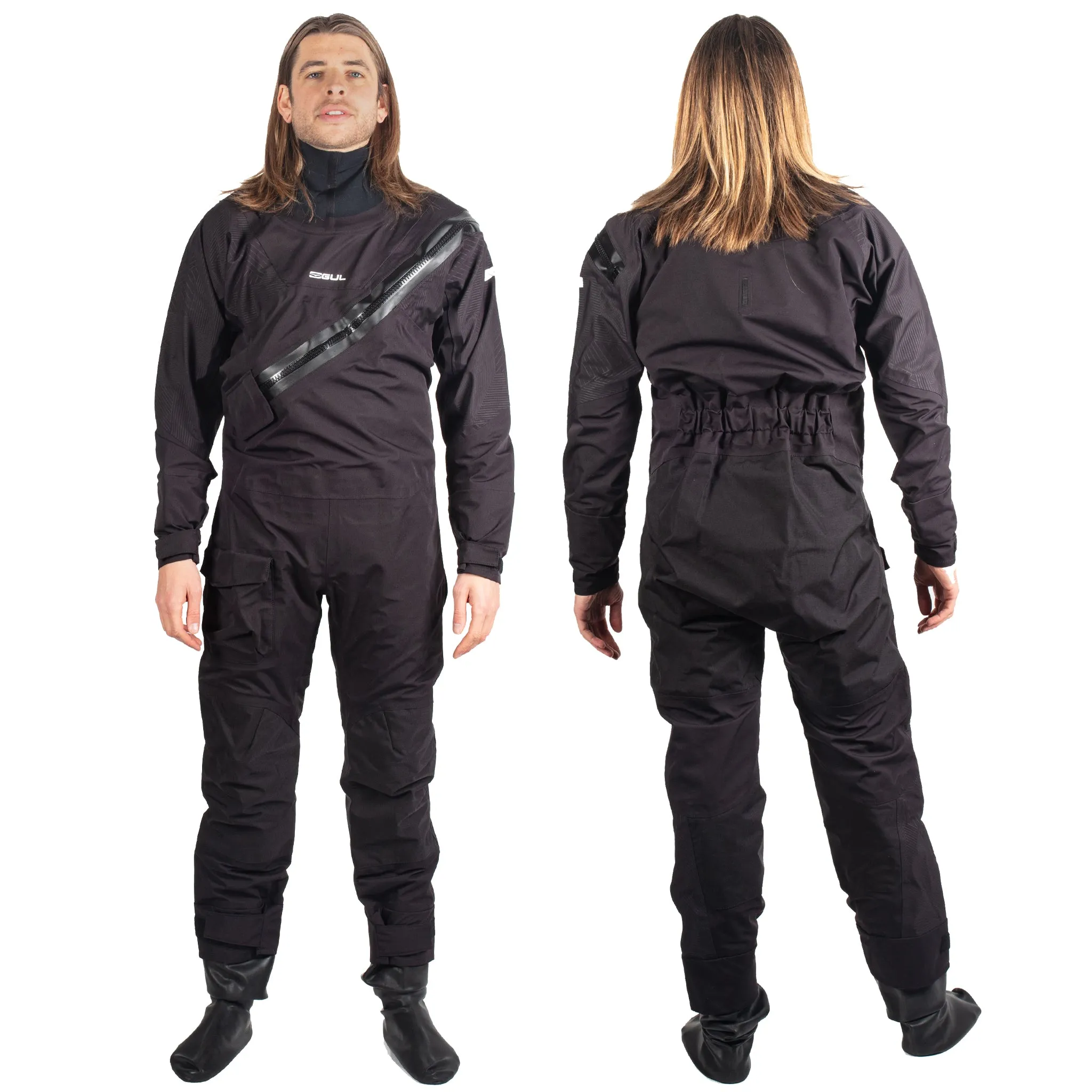 Gul Dartmouth Eclip Zip Men's Drysuit includes FREE Gul Undersuit