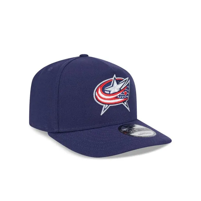NewEra NHL 9Fifty Team A-Frame Snapback Hat - Columbus Blue Jackets