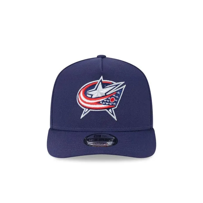 NewEra NHL 9Fifty Team A-Frame Snapback Hat - Columbus Blue Jackets