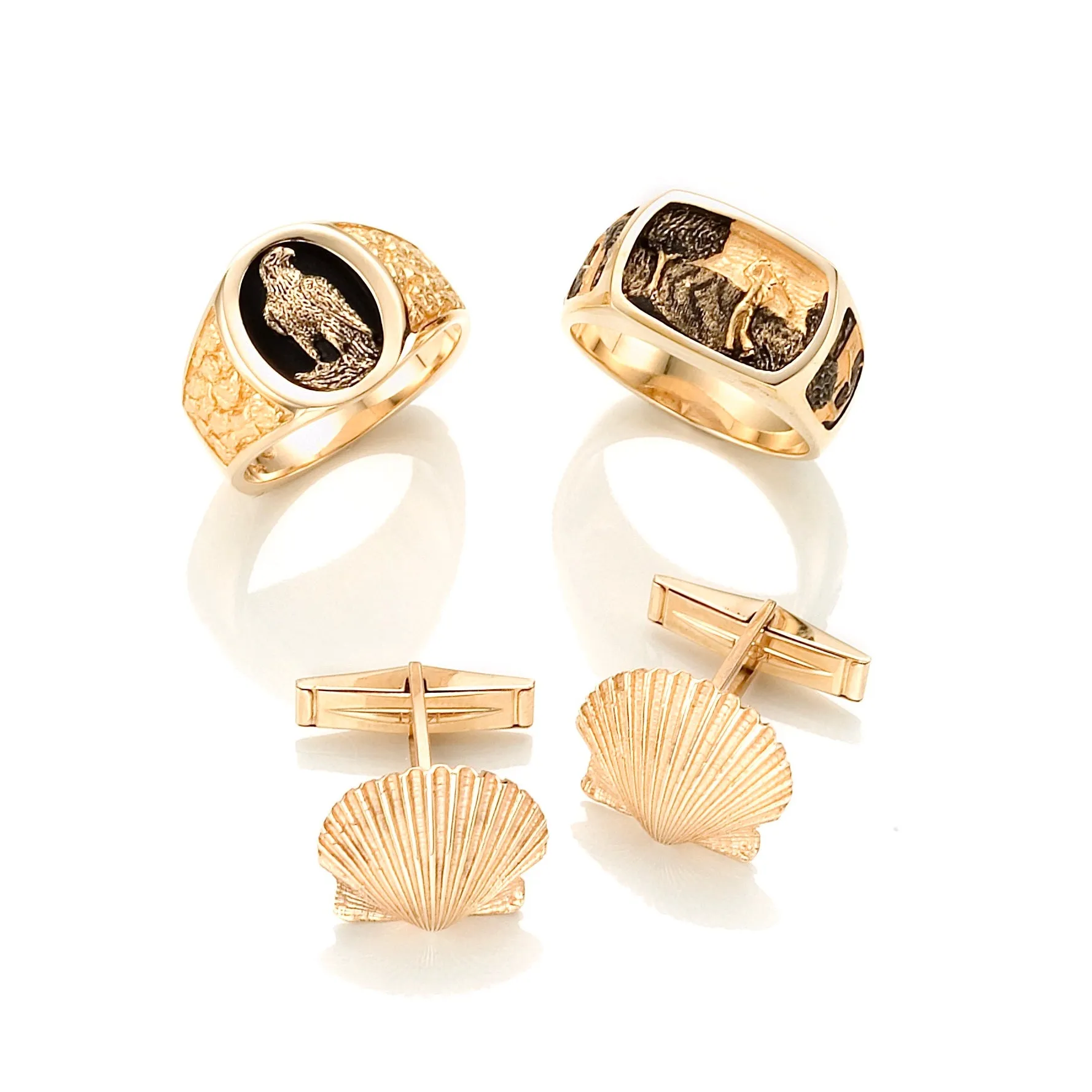 Scallop Shell Cufflinks