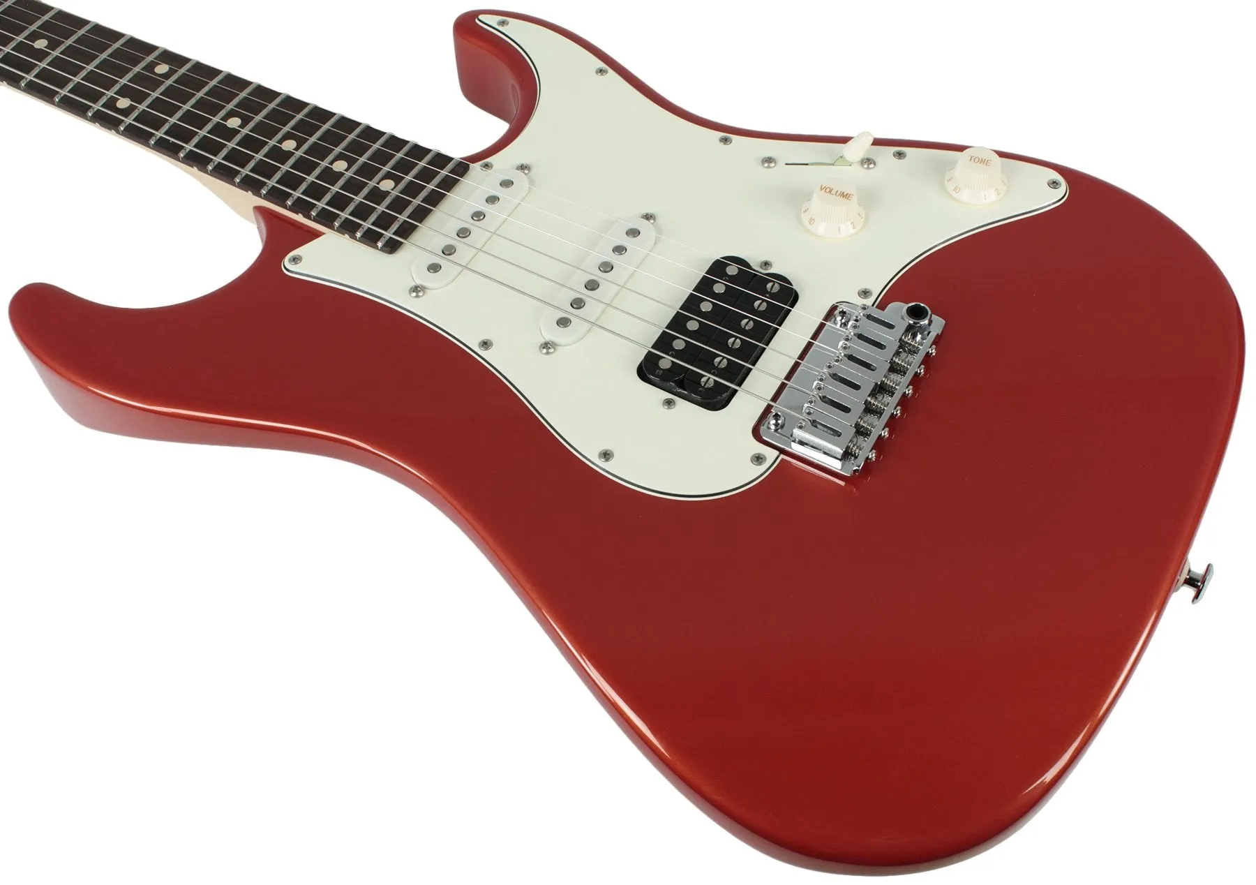 Suhr Standard Guitar, Orange Crush Metallic, Rosewood